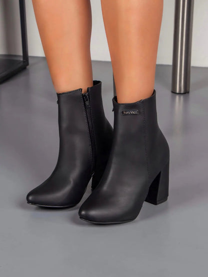 Botines de Mujer Cairo Negro Mate - VEVANT Colombia