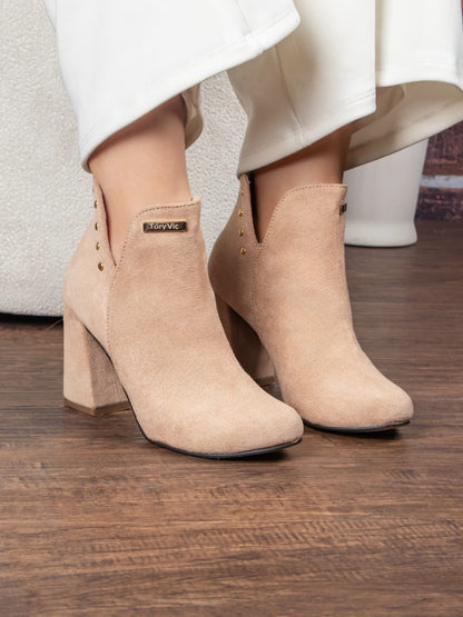 Botines de Mujer Barcelona Beige - VEVANT Colombia