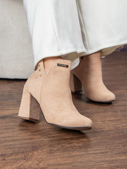 Botines de Mujer Barcelona Beige - VEVANT Colombia