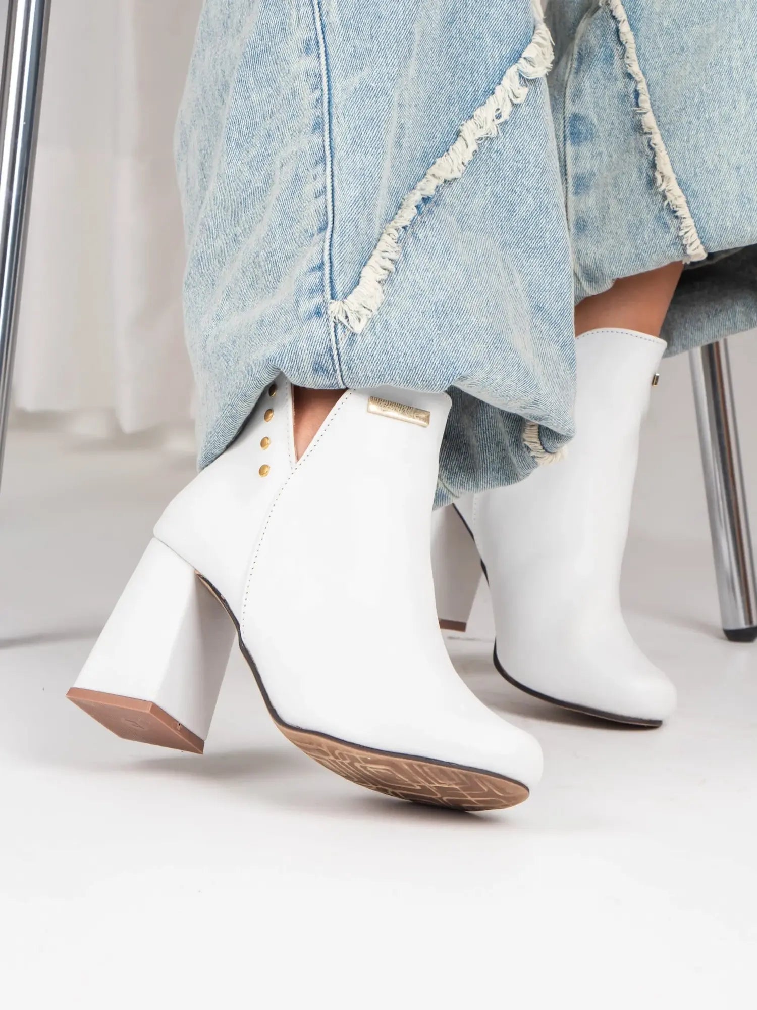 Botines de Mujer Barcelona Blanco - VEVANT Colombia
