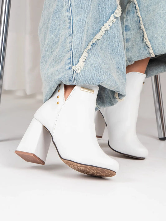 Botines de Mujer Barcelona Blanco - VEVANT Colombia