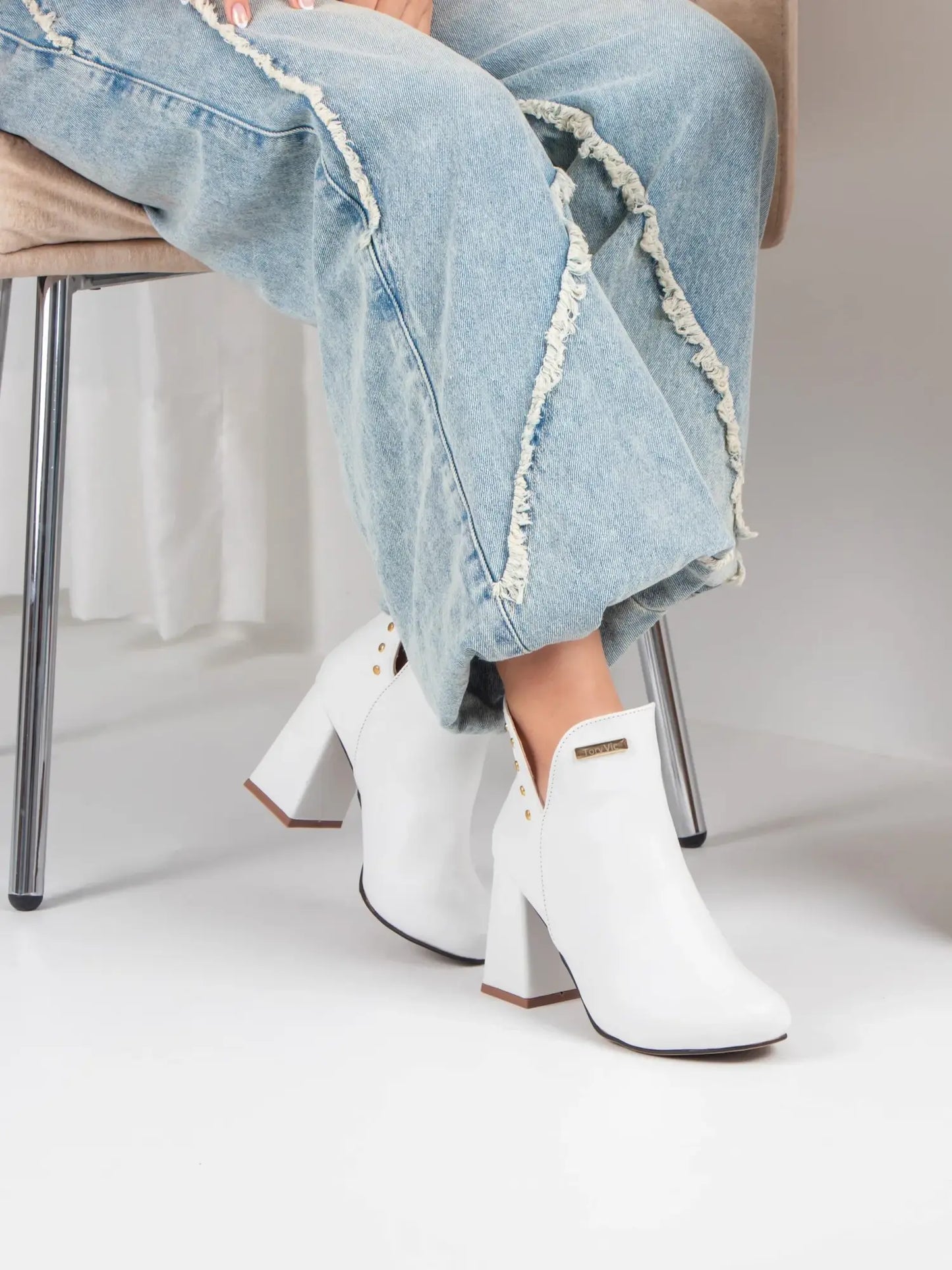 Botines de Mujer Barcelona Blanco - VEVANT Colombia