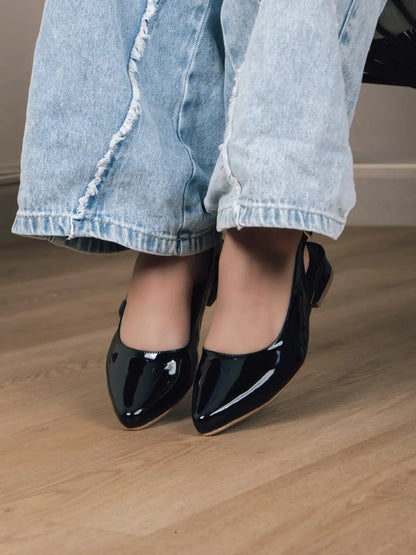 Zapato Tacón Bajo para Mujer Anastasia Negro - VEVANT Colombia